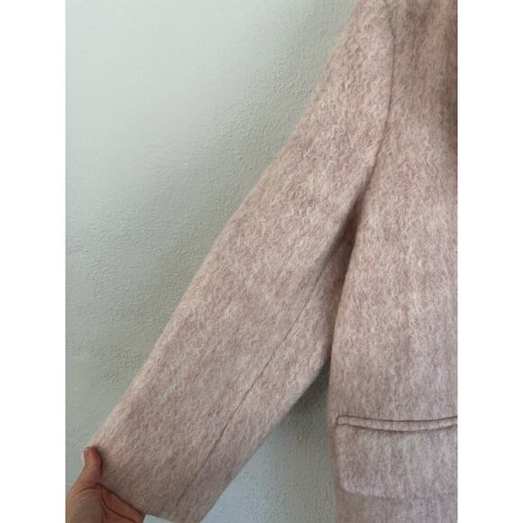 Anthropologie Grey Lab Woman Oversize Longline Wool Blend Coat, Size Med… - Picture 13 of 13